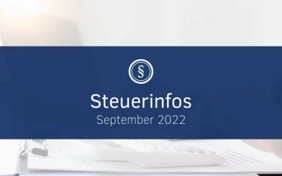 Steuerinfos September 2022